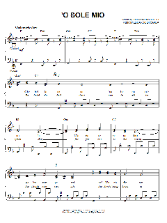 'O Sole Mio von Mario Lanza (Download) 