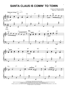 Santa Claus Is Comin' To Town von Fred Coots (Download) 