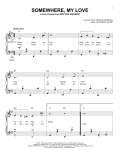 Somewhere, My Love von Maurice Jarre (Download) 