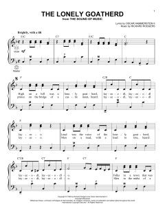 The Lonely Goatherd von Richard Rodgers (Download) 