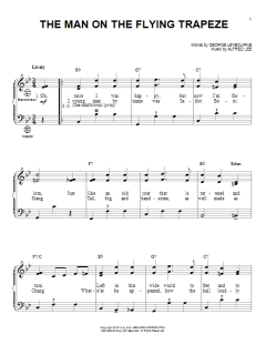 The Man On The Flying Trapeze von Gary Meisner (Download) 