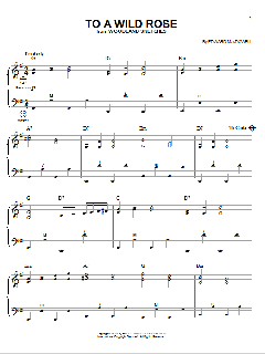 To A Wild Rose von Edward MacDowell (Download) 