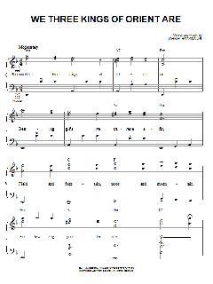 We Three Kings Of Orient Are von Jr, John H. Hopkins (Download) 