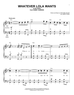 Whatever Lola Wants von Richard Adler (Download) 