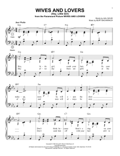 Wives And Lovers von Hal David (Download) 