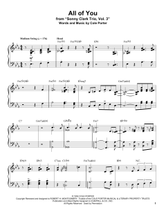 All Of You von Cole Porter (Download) 