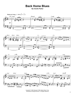 Back Home Blues von Charlie Parker (Download) 