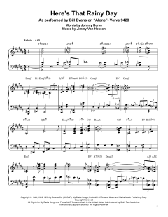 Here's That Rainy Day von Bill Evans (Download) 