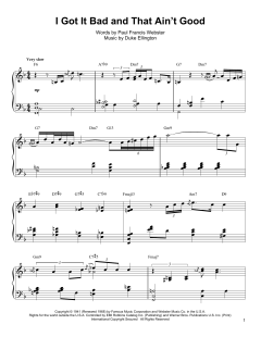 I Got It Bad And That Ain't Good von Duke Ellington (Download) 