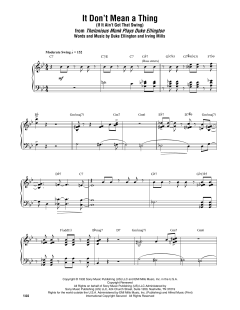 It Don't Mean A Thing von Thelonious Monk (Download) 