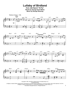 Lullaby Of Birdland von George David Weiss (Download) 