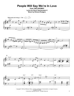 People Will Say We're In Love von Richard Rodgers (Download) 