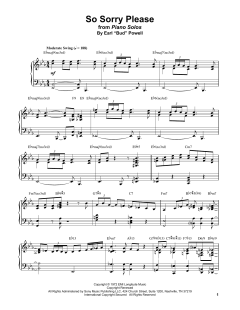 So Sorry Please von Bud Powell (Download) 