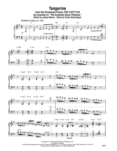 Tangerine von Oscar Peterson (Download) 