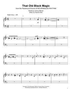 That Old Black Magic von Harold Arlen (Download) 