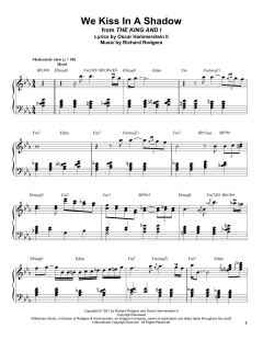 We Kiss In A Shadow von Rodgers & Hammerstein (Download) 