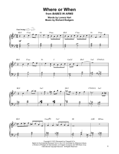 Where Or When von Lorenz Hart (Download) 