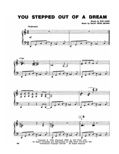 You Stepped Out Of A Dream von McCoy Tyner (Download) 