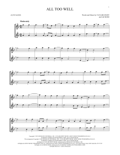 All Too Well von Taylor Swift (Download) 