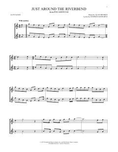 Just Around The Riverbend von Alan Menken (Download) 