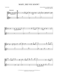 Mary, Did You Know? von Mark Lowry (Download) 