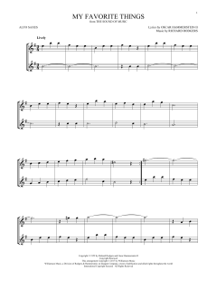 My Favorite Things von Rodgers & Hammerstein (Download) 