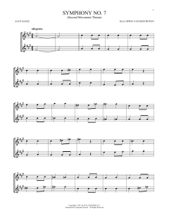 Symphony No. 7 In A Major, Second Movement (Download) 