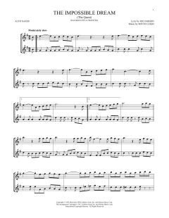 The Impossible Dream von Mitch Leigh (Download) 