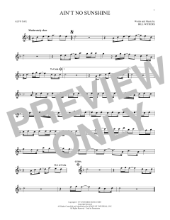 Ain't No Sunshine von Bill Withers (Download) 