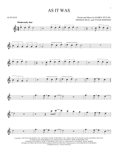 As It Was von Harry Styles (Download) 