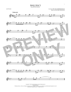 Bali Ha'i von Rodgers & Hammerstein (Download) 