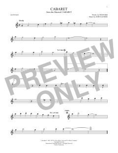 Cabaret von Fred Ebb (Download) 