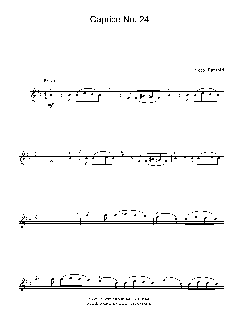 Caprice No. 24 von Niccolò Paganini (Download) 