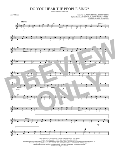 Do You Hear The People Sing? von Alain Boublil (Download) 