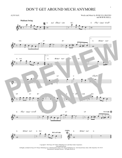 Don't Get Around Much Anymore von Duke Ellington (Download) 