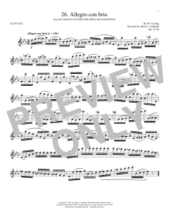 Etude No. 26 von W. Ferling (Download) 