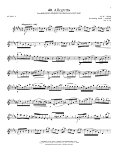 Etude No. 40 von W. Ferling (Download) 