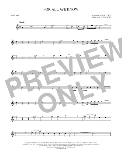 For All We Know von Sam M. Lewis (Download) 