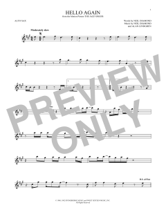 Hello Again von Neil Diamond (Download) 