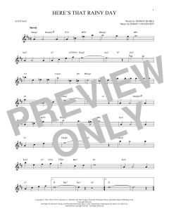 Here's That Rainy Day von Johnny Burke (Download) 