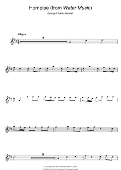 Hornpipe von Georg Friedrich Händel (Download) 