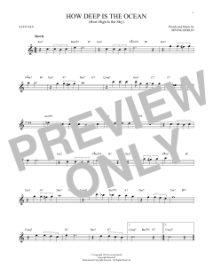 How Deep Is The Ocean von Ben Webster (Download) 