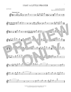 I Say A Little Prayer von Hal David (Download) 