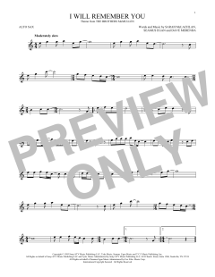 I Will Remember You von Sarah McLachlan (Download) 