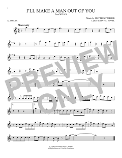 I'll Make A Man Out Of You von David Zippel (Download) 