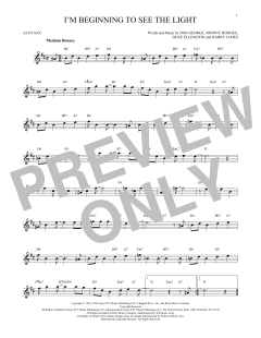 I'm Beginning To See The Light von Don George (Download) 