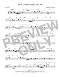 In A Sentimental Mood von Duke Ellington (Download) 