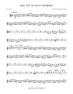 Jesu, Joy Of Man's Desiring von Johann Sebastian Bach (Download) 