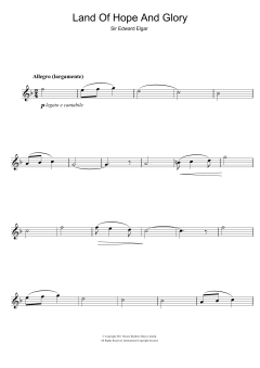 Land Of Hope And Glory von Edward Elgar (Download) 