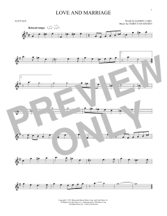 Love And Marriage von Sammy Cahn (Download) 